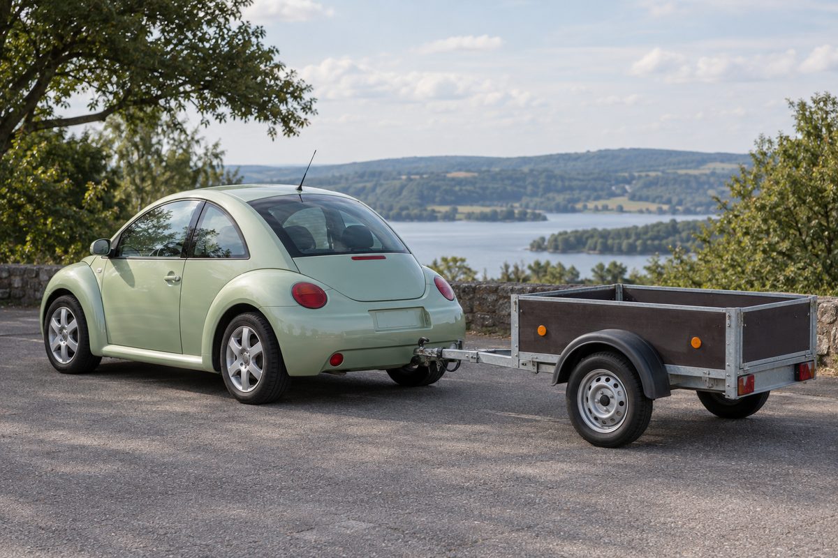 New Beetle et remorque : charge remorquable, attelage et permis